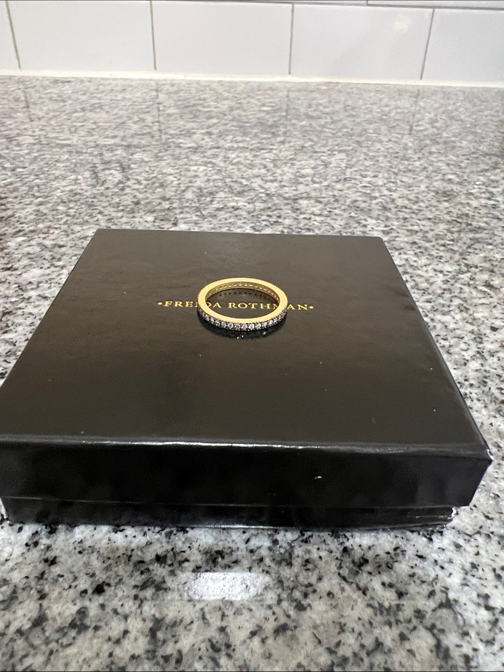 NWOT Freida Rothman stackable ring Size 9 no Box